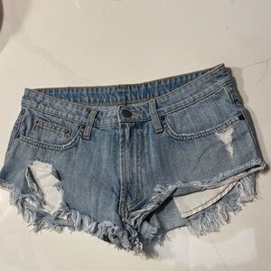 Carmar Casual Blue Distressed Jean Shorts